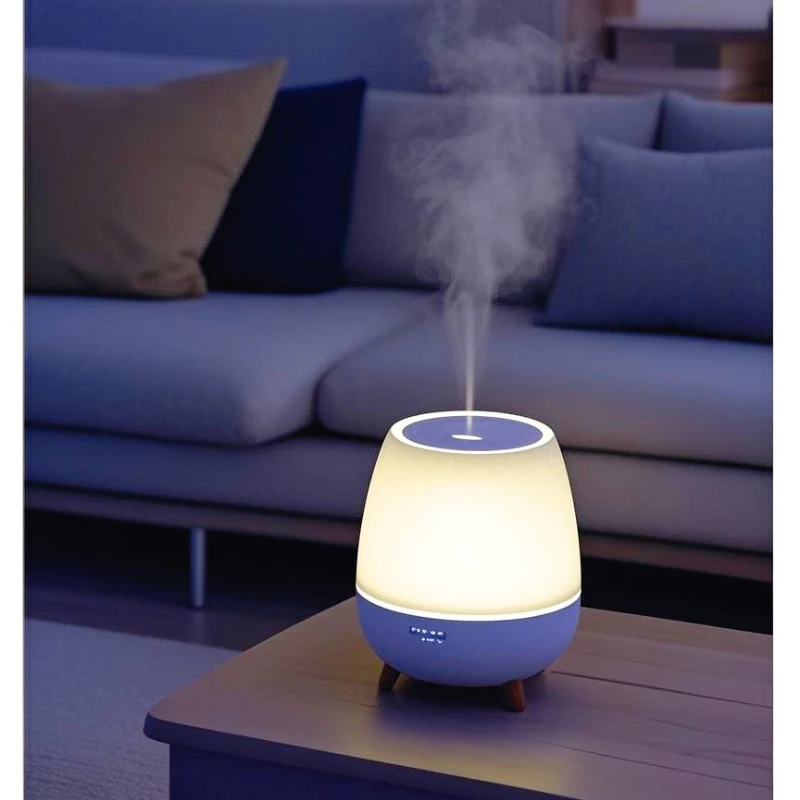 Electric aromatherapy air humidifier diffuser 300ml purifier essential oil diffuser remote control ultrasonic spray with night