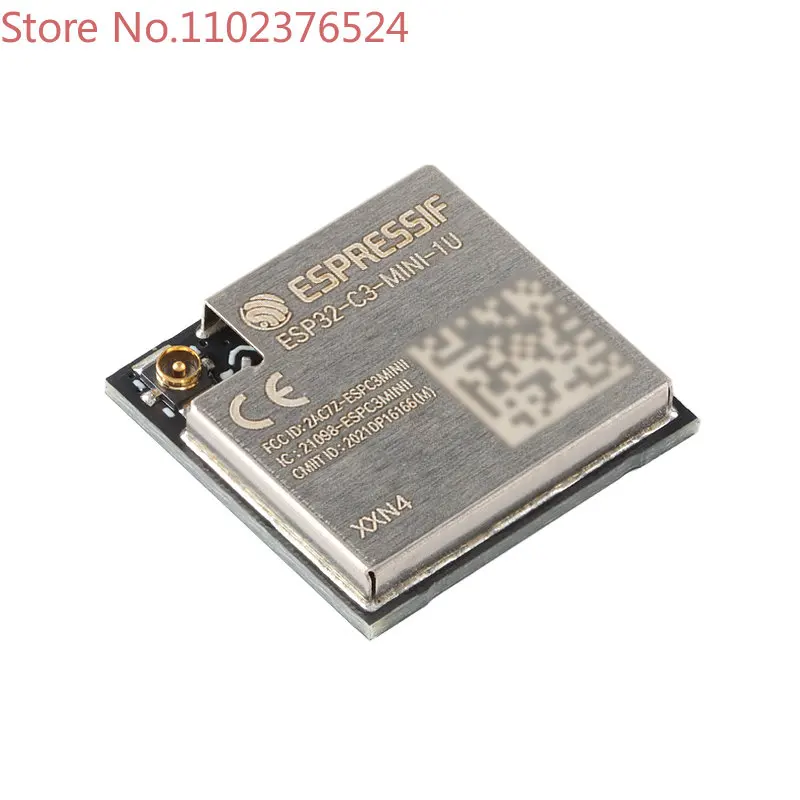 

10pcs Original ESP32-C3-MINI-1U-N4 2.4GHz WiFi+Bluetooth BLE5.0 wireless module