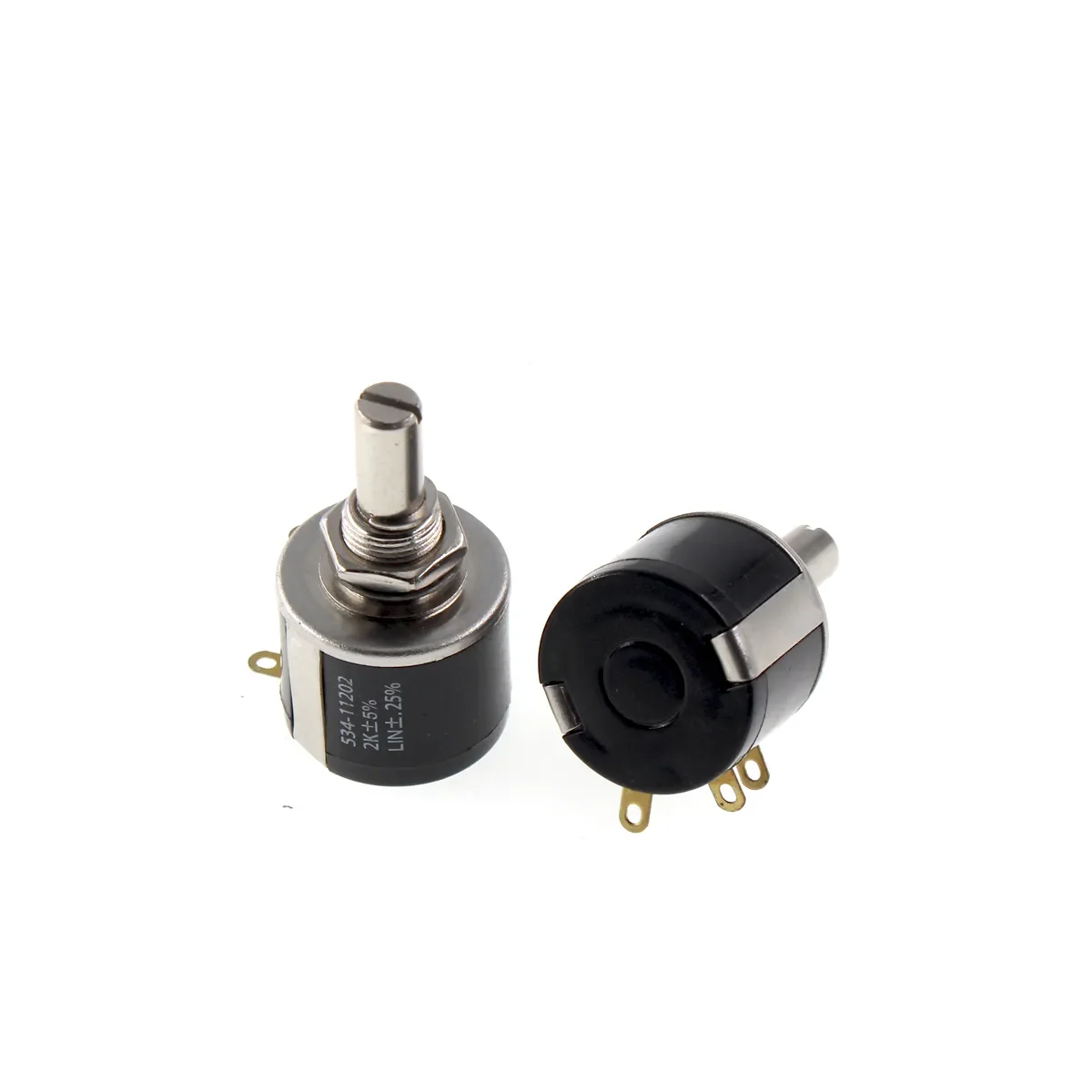 2PCS 534-1-1 Potentiometer switch 1K 2K 5K 10K 20K 50K 100K 100R 200R 500R