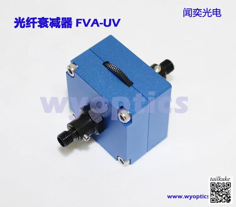 Fiber Optic Variable Attenuator with Uniform and Adjustable Attenuation of Optical Path Signal SMA905 FVA-UV