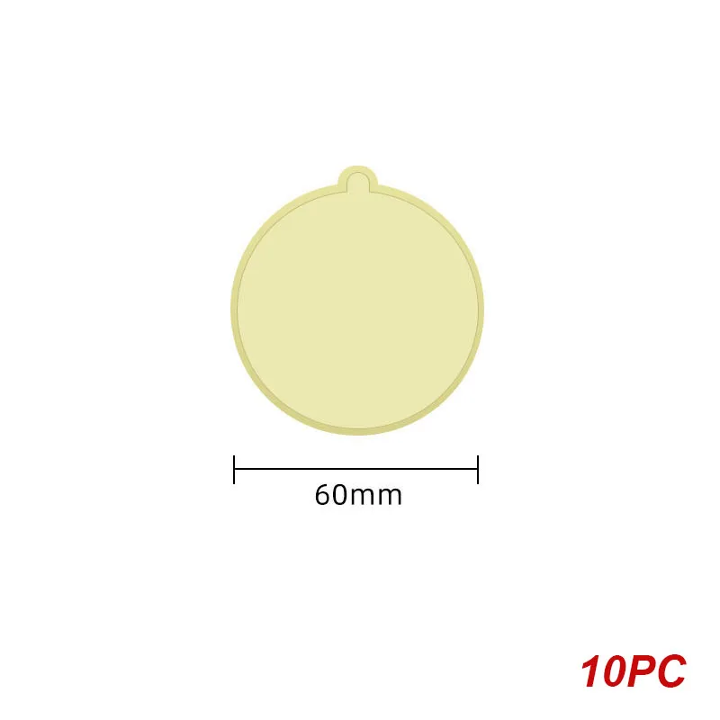 10PCS Mobile Phone Universal Back Sticker Magnetic Protective Film Transparent Film PVC Dustproof Film Stickers