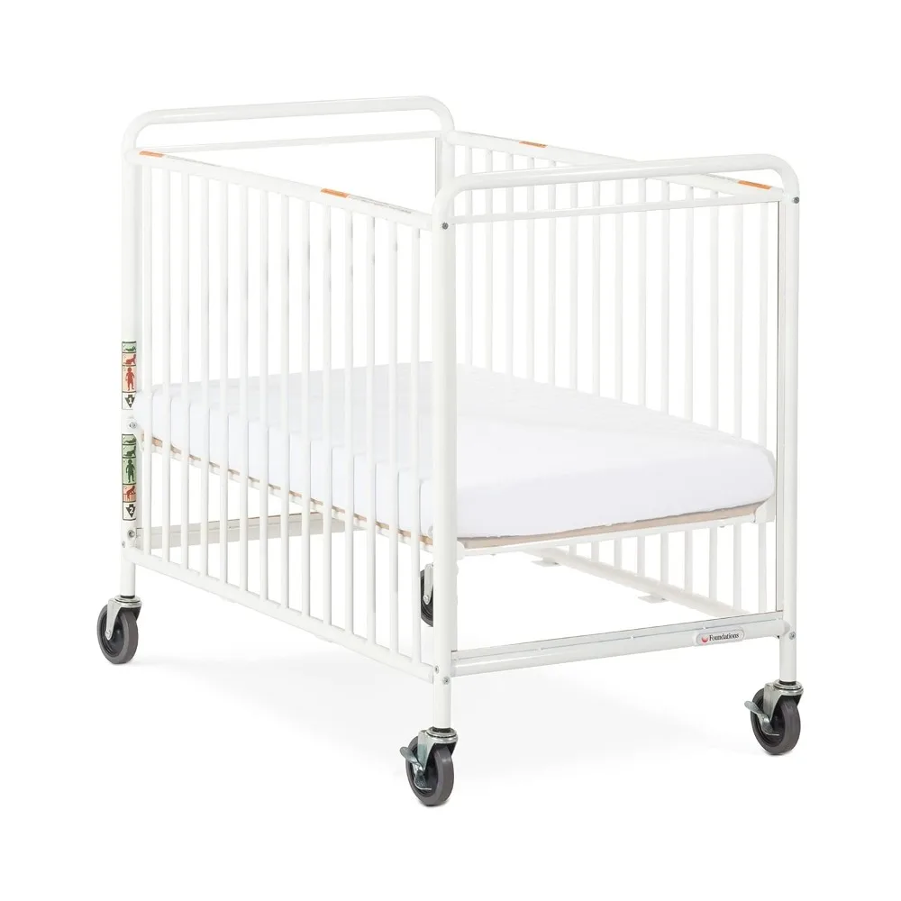 Chelsea Euro Clearview Metal Compact Evacuation Crib, 3