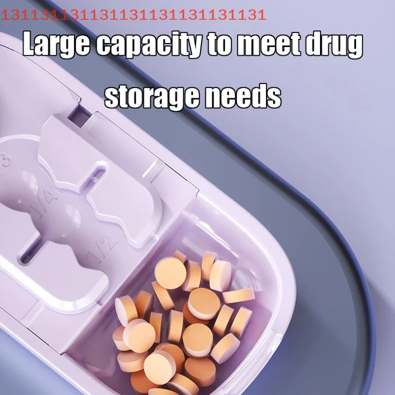 

Portable Tablet Splitter Pill Divider Organizer for Halving Throwing And Quartering Drugs 3in1 Precision Medicine Cutter