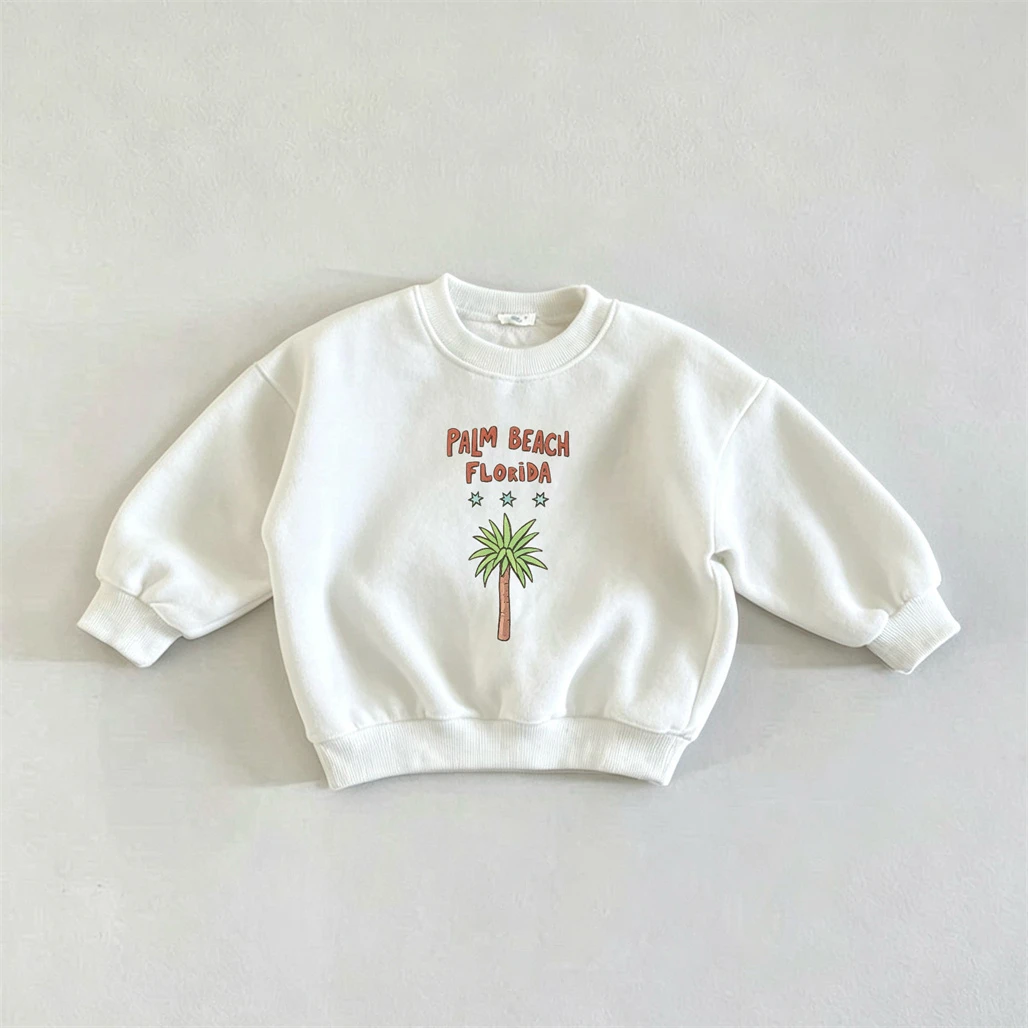Cartoon Fashion Sweatshirt Casual Loose Autumn Clothing New Design Printed Hoodie Outer Wear Toddler Printed Hoodie Outer Wear