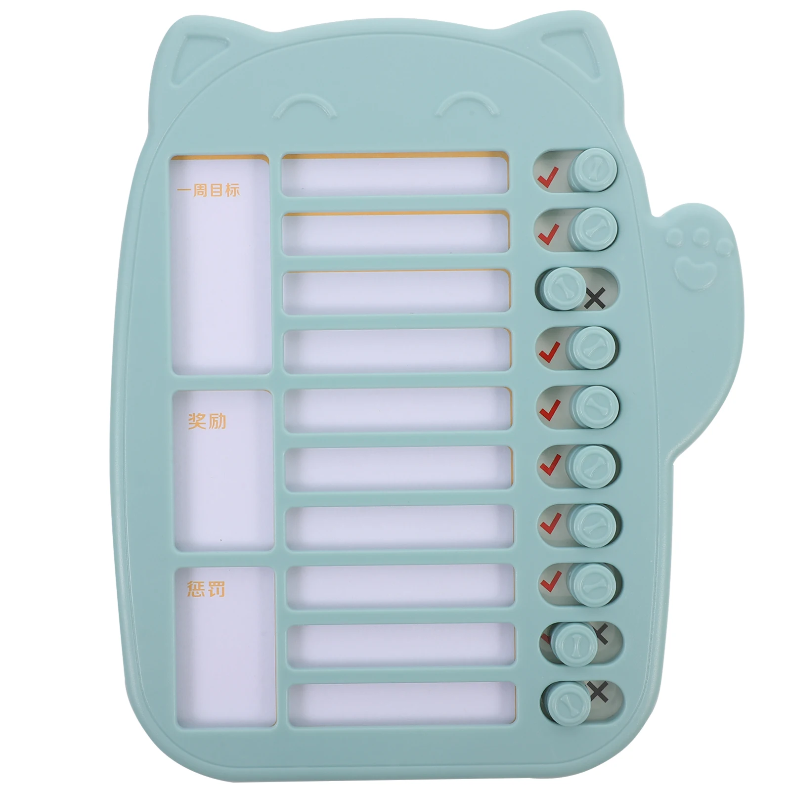 

Time Management Check-in Machine Household Reminder Chart Kids Routine for Home Planning Board Daily Behavior Children's