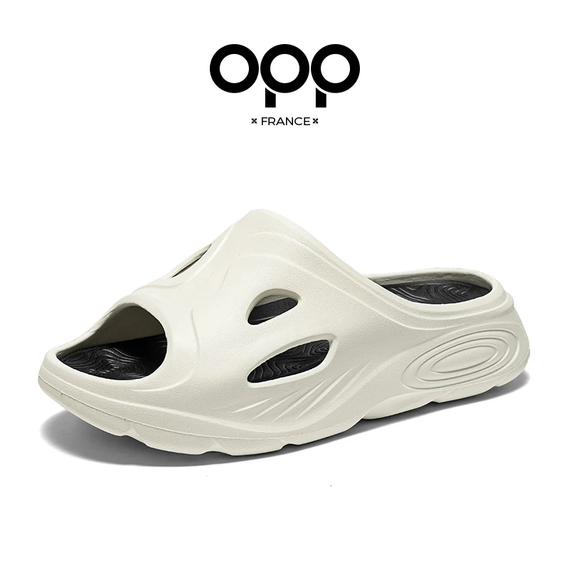 

Opp Summer Sandals Clogs Men Casual Soft Mesh Couple Beach Slippers Men Cool Clogs Luxury Slipper