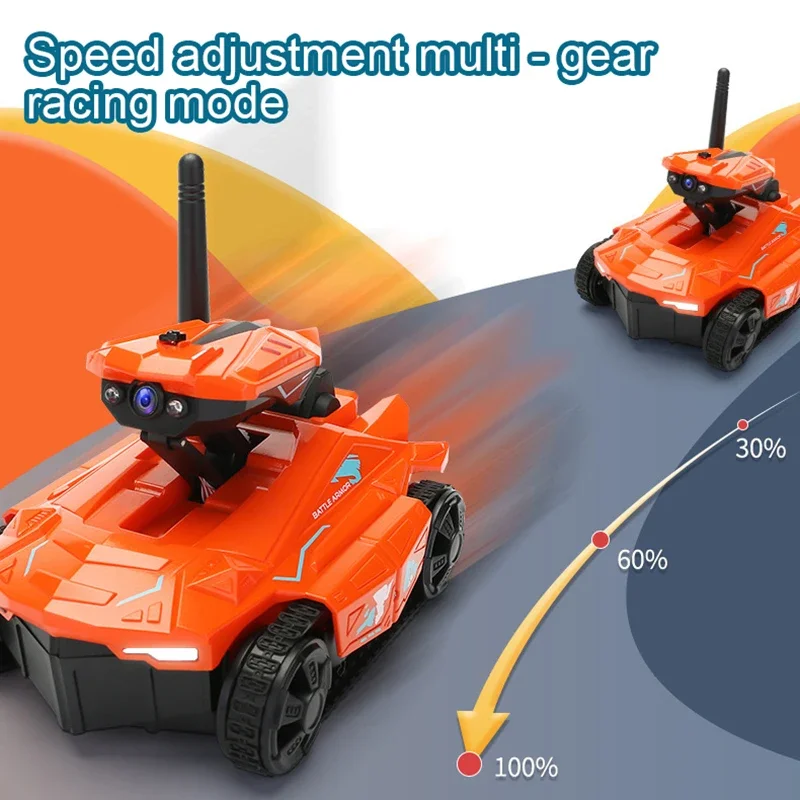 Czołg RC YD-211S z kamerą HD 720P, zdalnie sterowany przez aplikację, monitoring w czasie rzeczywistym, samochód RC sterowany telefonem, robot, zabawka dla dzieci, prezent.