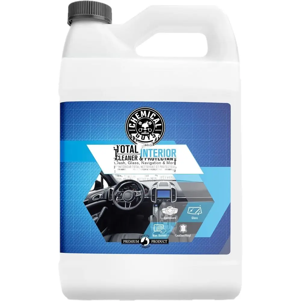 Interior Car Cleaner & Protectant, 128 oz, Safe for Leather, Vinyl, Plastic, Rubber & Glass