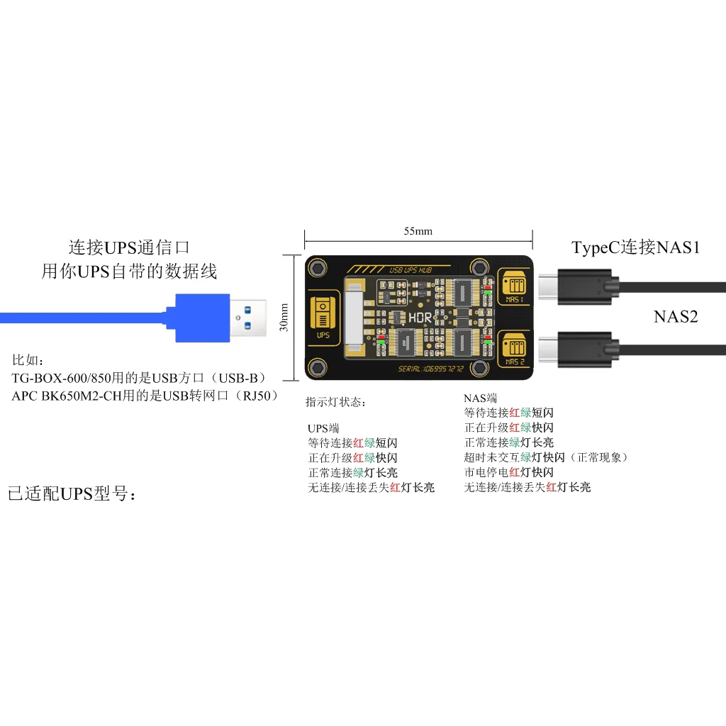 UPS Communication Port Expansion, UPS Partner, UPS Hub, UPS Splitter