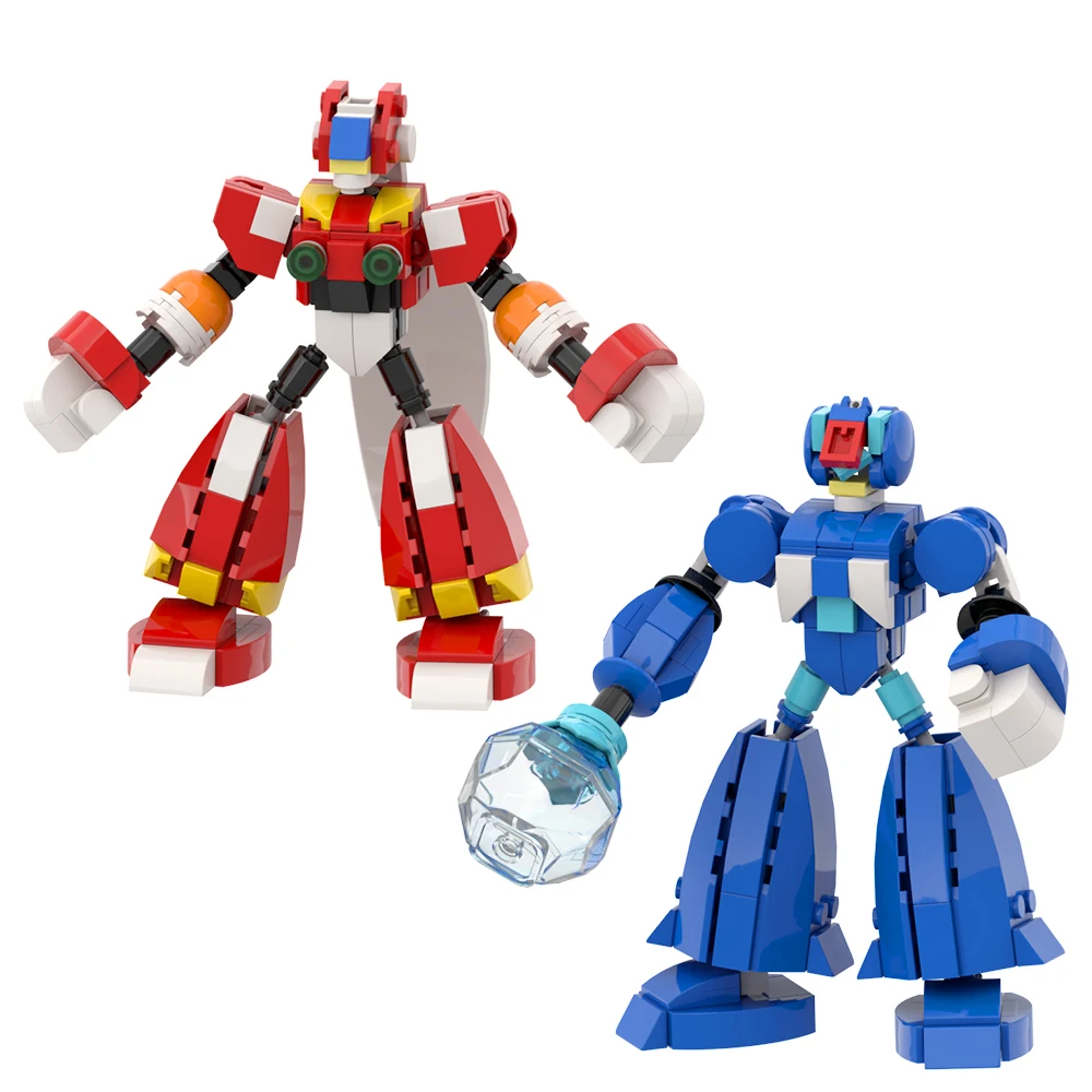 

MOC Anime Mech Warriors Building Blocks Set Sc-fi Robot Action Characters Model Creativity Bricks Toys Children birthday Gift