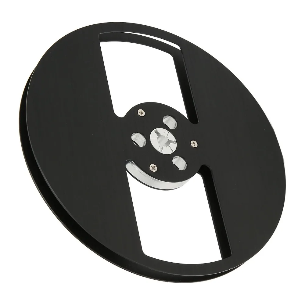 Replacement Part 2 Hole Opening 1/4 7 Inch Empty Reel High Hardness Takeup Reel Aluminum Alloy Reel for TEAC Tape Machine