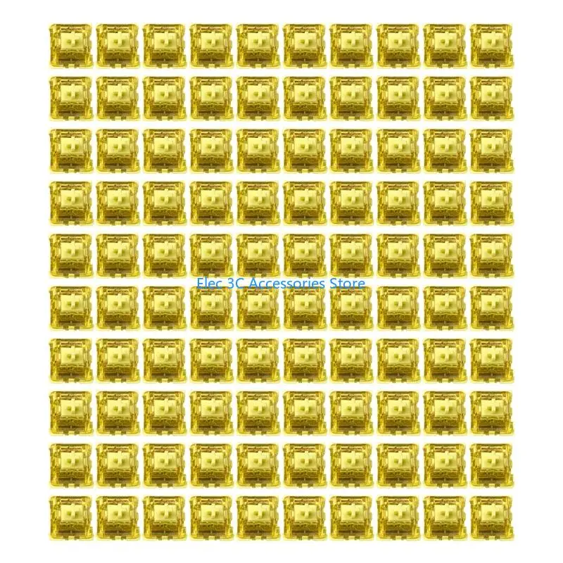 Y51A 10/30/50/100Pcs Keyboard Switches Keyboard Clicking Replacement Hot Swapping for Mechanical Keyboard Gaming Accessories