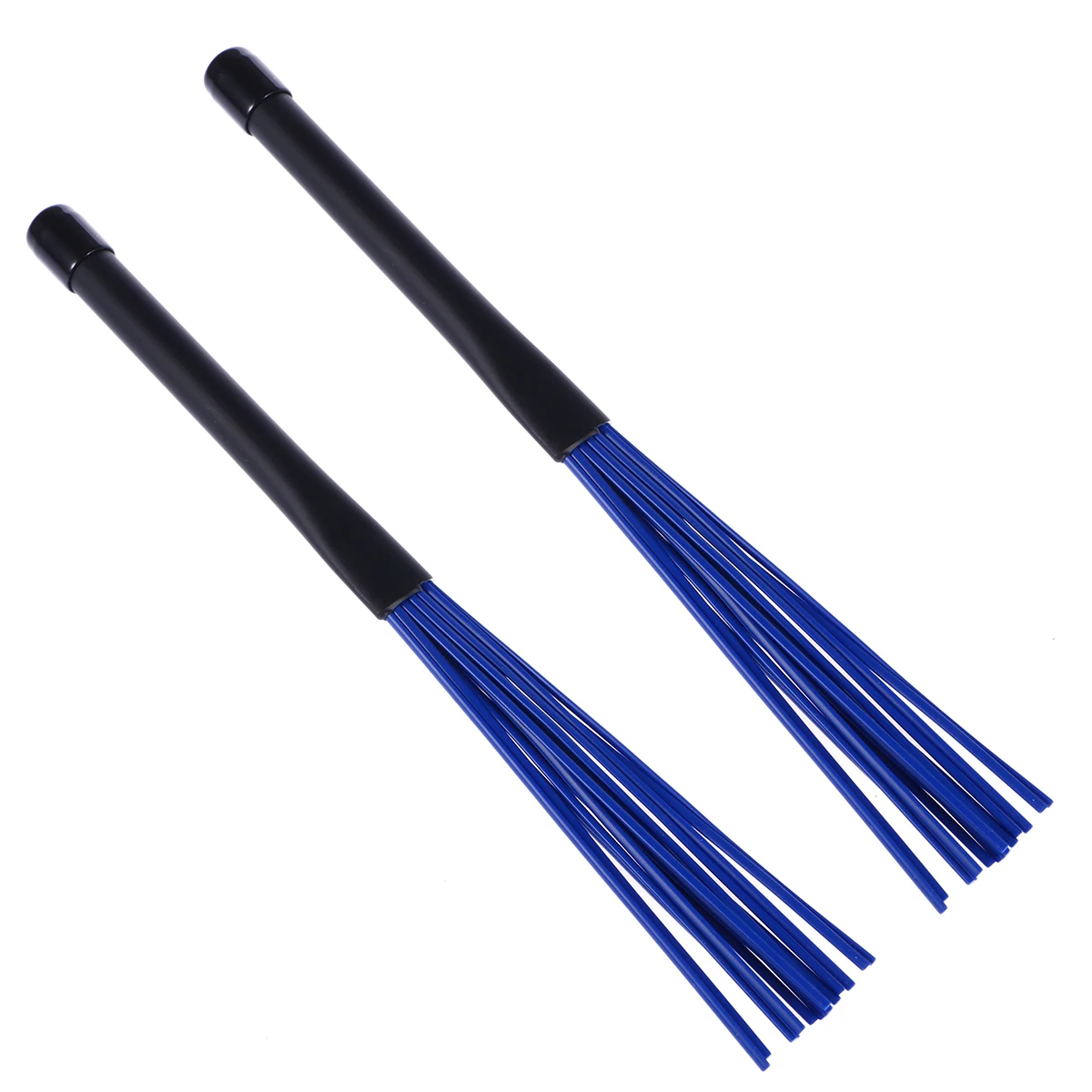 

2pcs Retractable Loop End Steel Wire Drum Brushes 320Mm Rubber Handle Durable Metal Brush For Light Playing Instrument Accessory