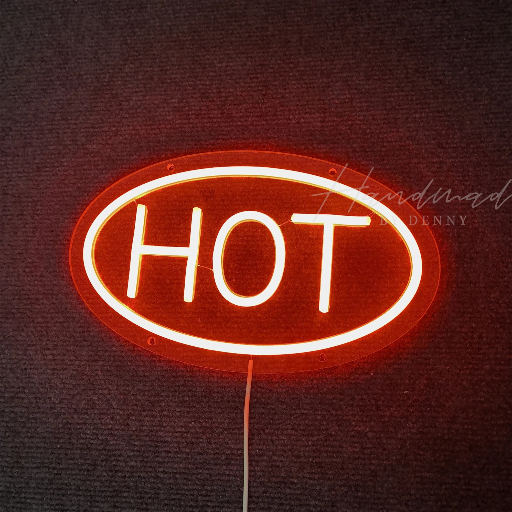 

Неоновая вывеска HOT для декора стен, красная неоновая подсветка для мужской комнаты, настенное искусство для спальни, игровой комнаты, вечеринки или декора бара/клуба