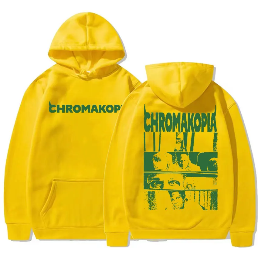 Tyler The Creator Chromakopia Album Tour Hoodies Men Women Casual Fleece Long Sleeve Sweatshirt Vintage Hip Hop Oversized Hoodie