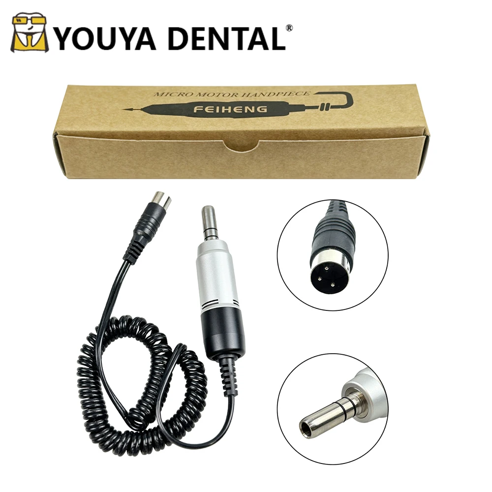Dental Micromotor Polishing Handle Micro Motor Handpiece 35000 RPM E-Type Electric Motor Dental Lab Equipment Dentist Tool