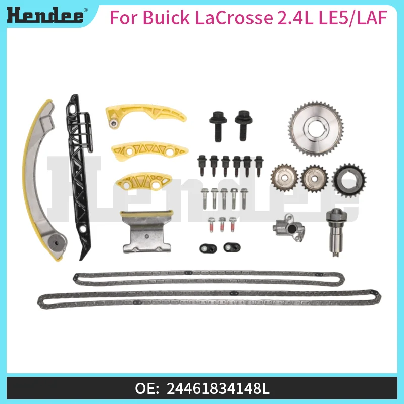 

Engine Timing Chain Kit for Buick LaCrosse 2.4L LE5/LAF,Automotive Parts OE:24461834148L,24424758,12578209(old)/12608580(new)