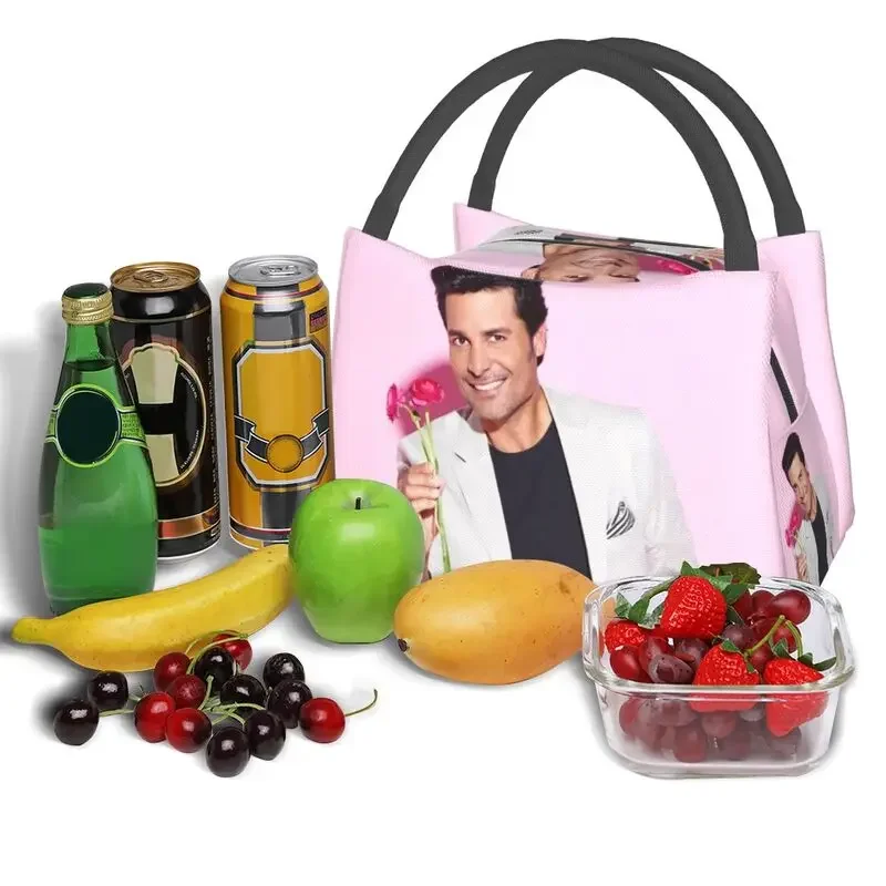 Custom Chayanne Lunch Bag Men Women Thermal Cooler Insulated Lunch Boxes for Work Pinic or Travel Fruit Fresh Storage Bag