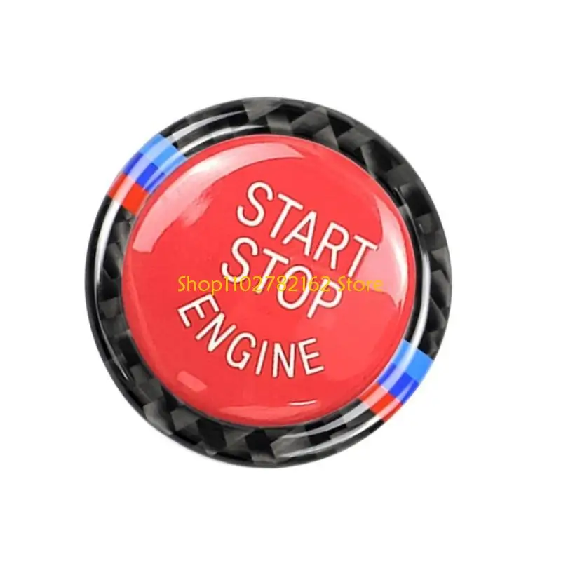

547B Switches Power Ignition Button Trim for E90 E92 E93 Car Engine Start Stop Button Cover Trim Sticker Decoration Auto Part
