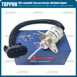 For Bobcat 6691498 Fuel Shut off Solenoid 12V S130 S150 S160 S175 S185 S205 S450