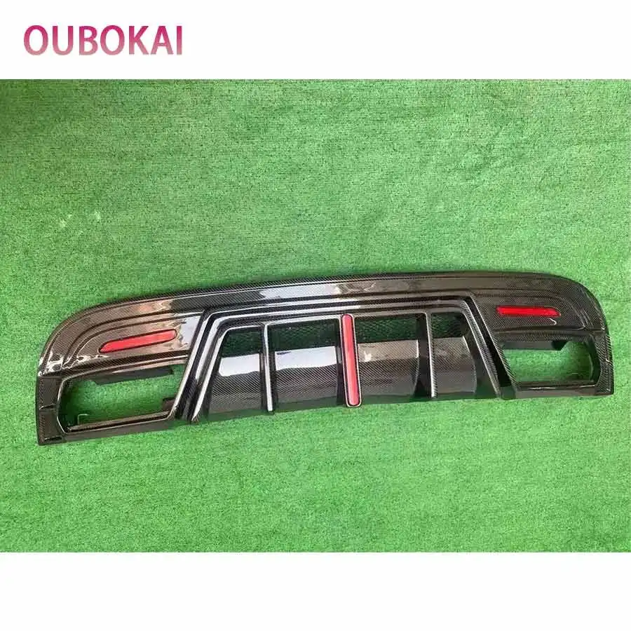 For Mercedes Benz GLA Class X156 GLA260 GLA45 Carbon Fiber  Back lip  Diffuser Car Rear Bumper Diffuser Rear Splitters Spoiler