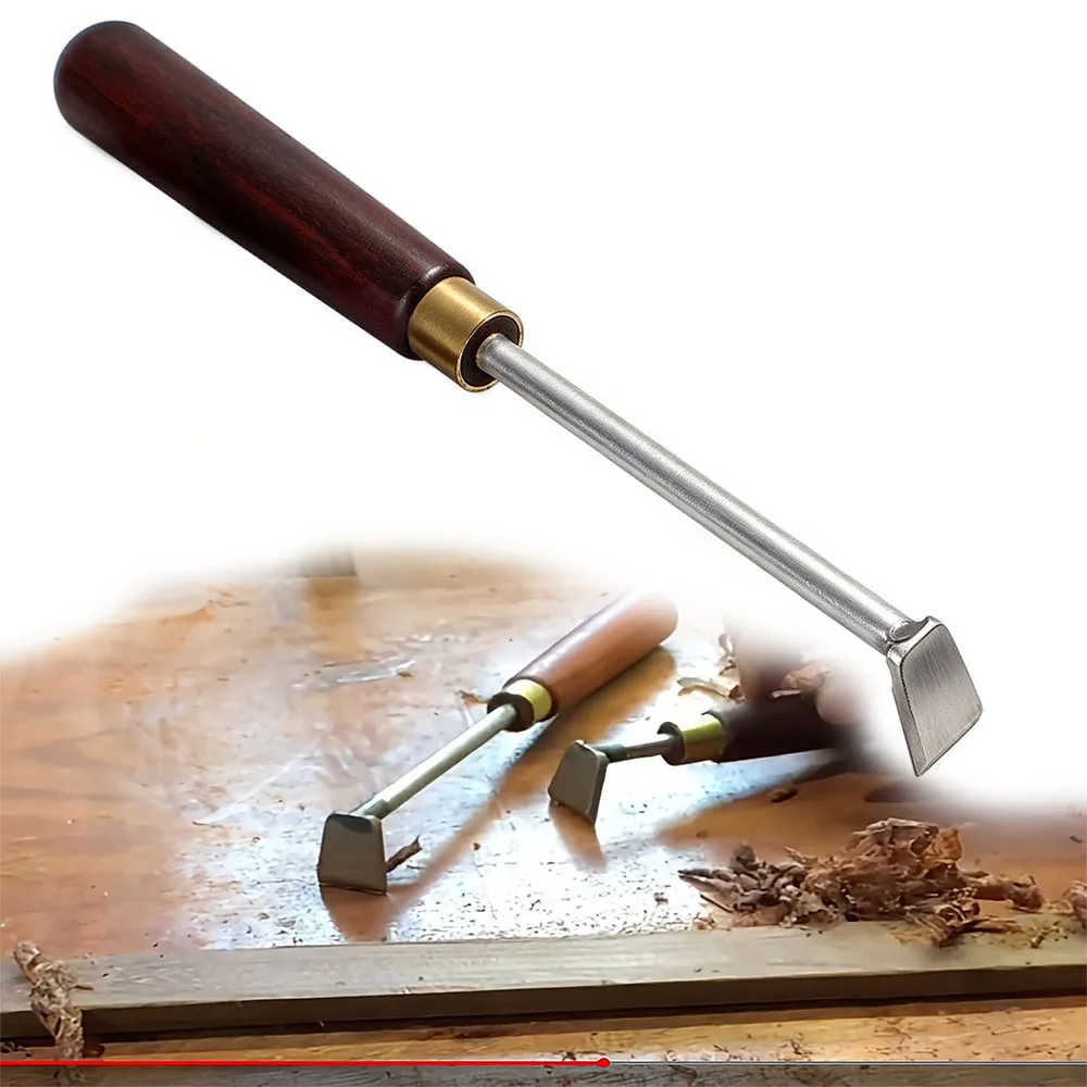1Pc Woodworking Scraping Tool Flat Blade Scraper Shovel Deburring Tool Durable Wood polishing Leveling Carpenter Tool