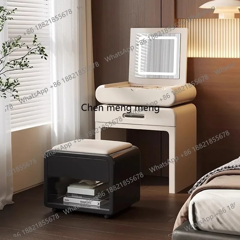 

Italian light luxury dresser bedside table integrated bedroom household bedside table small apartment
