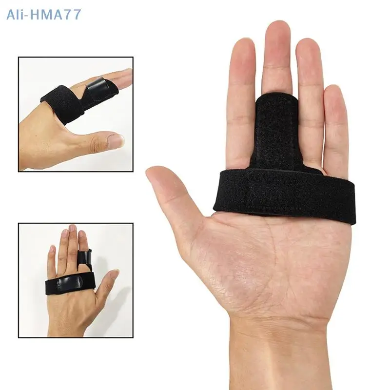 1PC Adjustable Cloth Finger Splint Brace Trigger Support Fracture Fix Pain Relief for Protecting High Quality