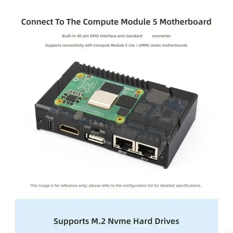 

Double Gigabit And 2.5GHz Ethernet RJ45 Networking Expansion Board For CM5 With M.2 M HDTV MIPI USB Interfaces K1KF