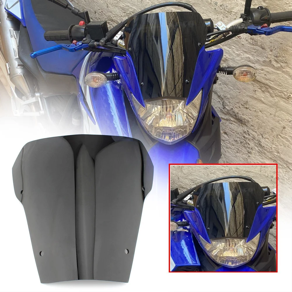 Motorcycle Windshield for Yamaha XT660 XT660R 2004-2016 XT 660 Accessory Front Wind Deflectors Odometer Viser Visor Windscreen