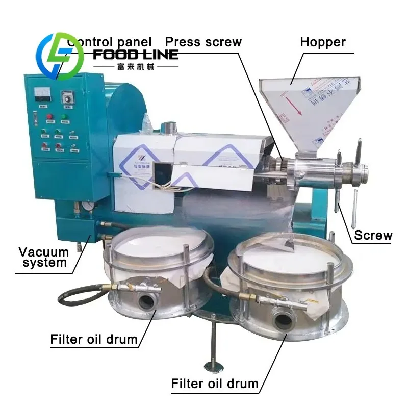 

Oil Press Machine Soyabeans Sunflower Etc diesel Oil Press Machine 400 kg P/h Nf 500 Cold Press Oil Machine