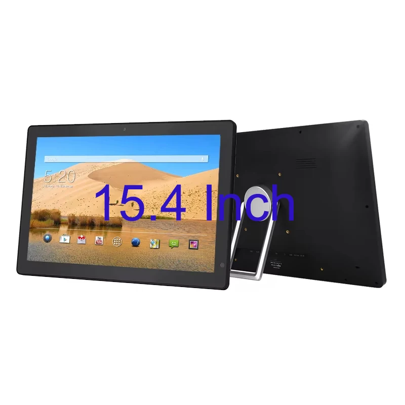 

Slim Android 13 Tablet 15.4 Inch Touch Screen 4G+32G POE Supported 1280*800 IPS Photo Frame Smart Home Control Panel