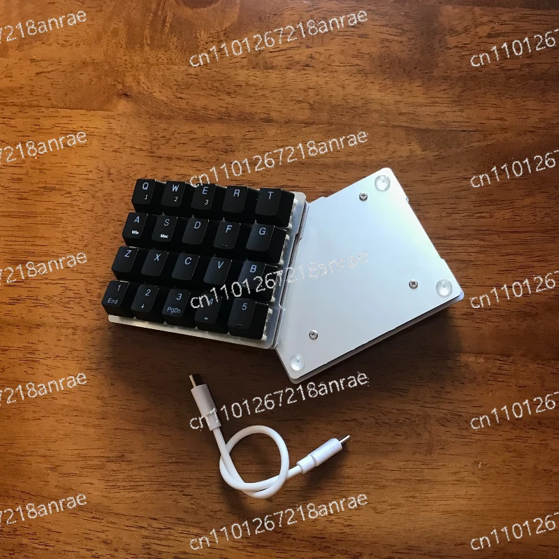 

Механическая клавиатура X4 Split с проводным подключением, однорежимная, с возможностью горячей замены, 40 клавиш, с ручкой, настраиваемая, с изменяемыми клавишами, раздельная клавиатура