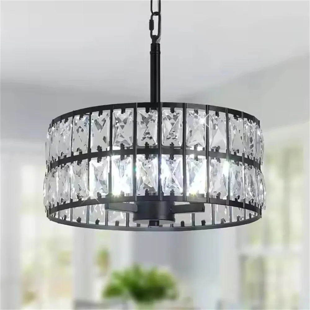 Dining Table Pendant Lamp  Kitchen Bedroom Hanging Lamp Retro Luxury Style Suitable ForPlafon Ceiling Chandelier