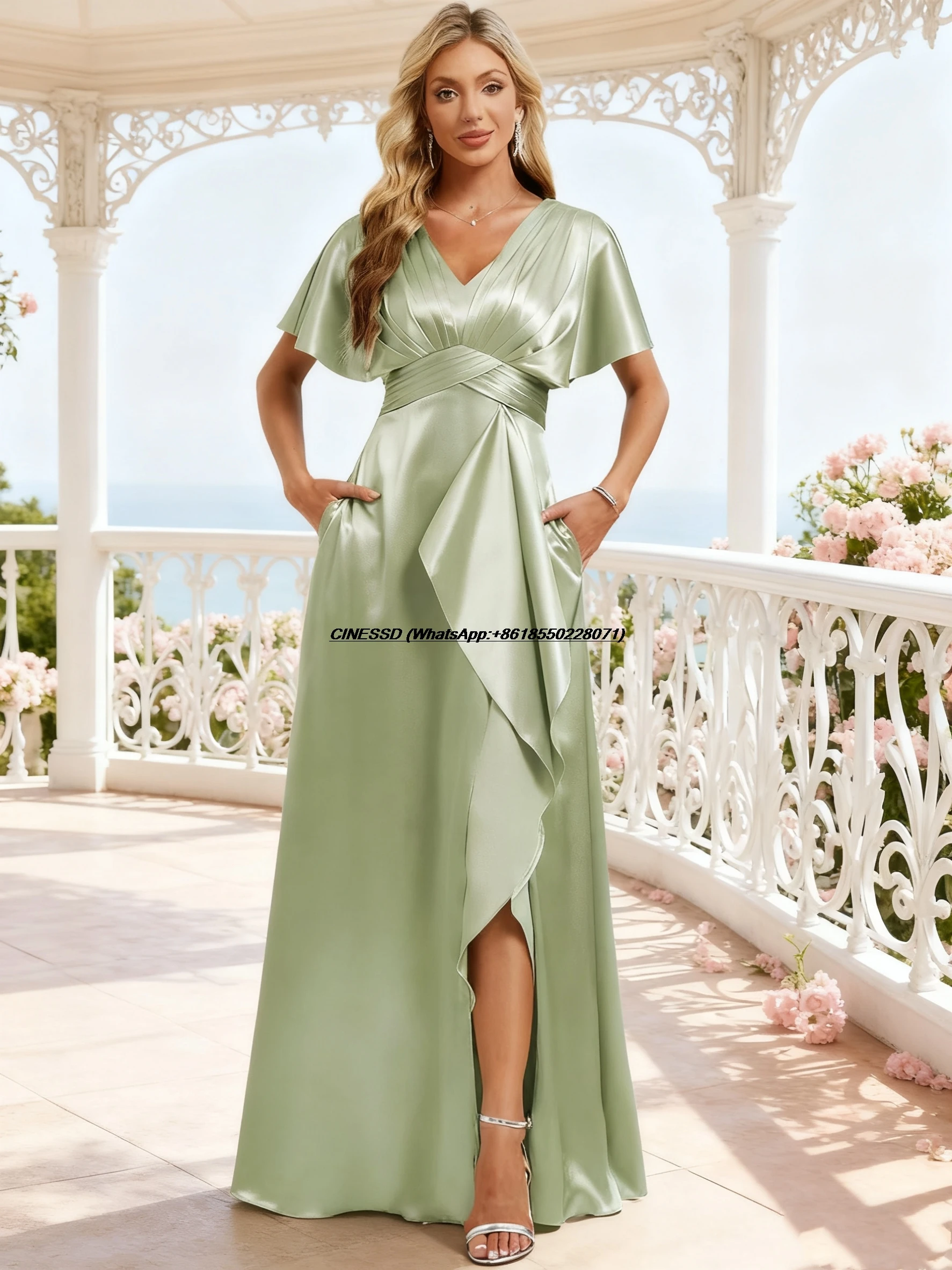 christmas dress for pregnant women Kiss PF24 allowing for easy movement Size:W10-R Short Sleeve Bohemian Dress