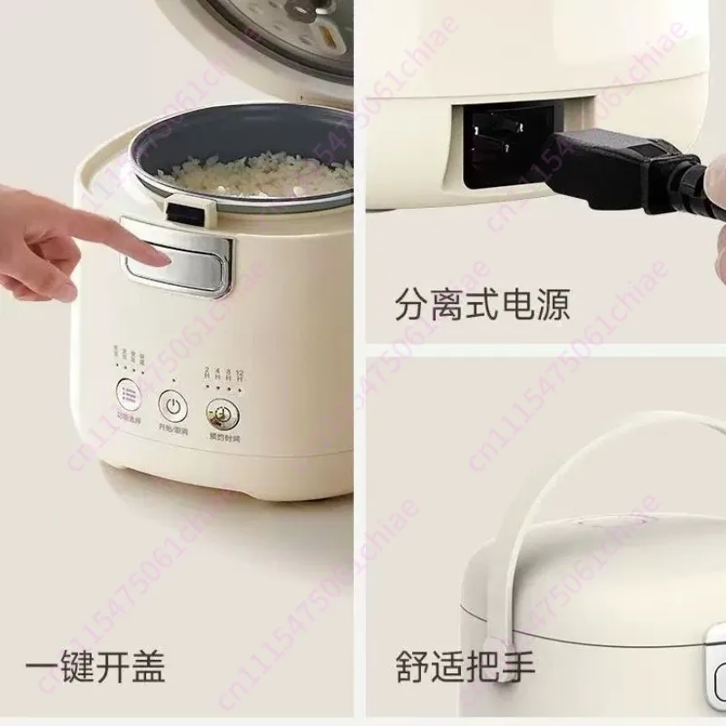 Rice Cooker 1 To 2 People, One Person Eating Rice Cooker, Mini Small 1 Person Extra Small Single Person