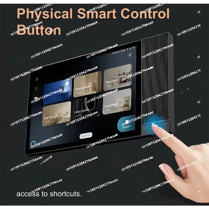 Suitable for  2Relays Built-in IR remote control  smart central control panel 8inch Scene mode Touch screen