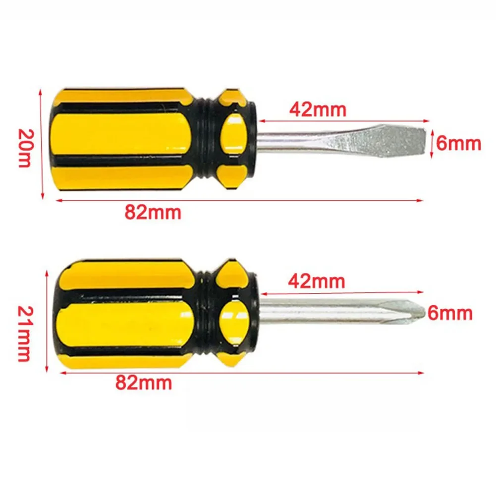 Mini destornillador de zanahoria pequeño portátil, destornillador de cabeza transparente, mango de reparación Manual de precisión, herramientas de reparación de automóviles