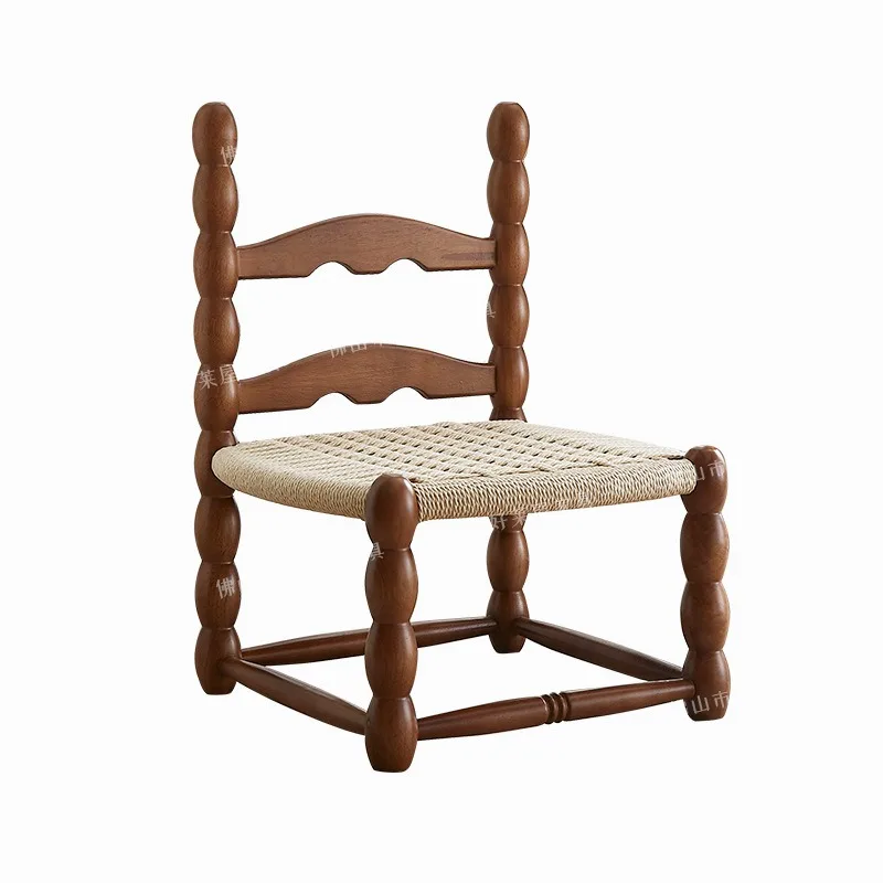 French gourd woven children's small chair cute baby shooting props rattan chair i