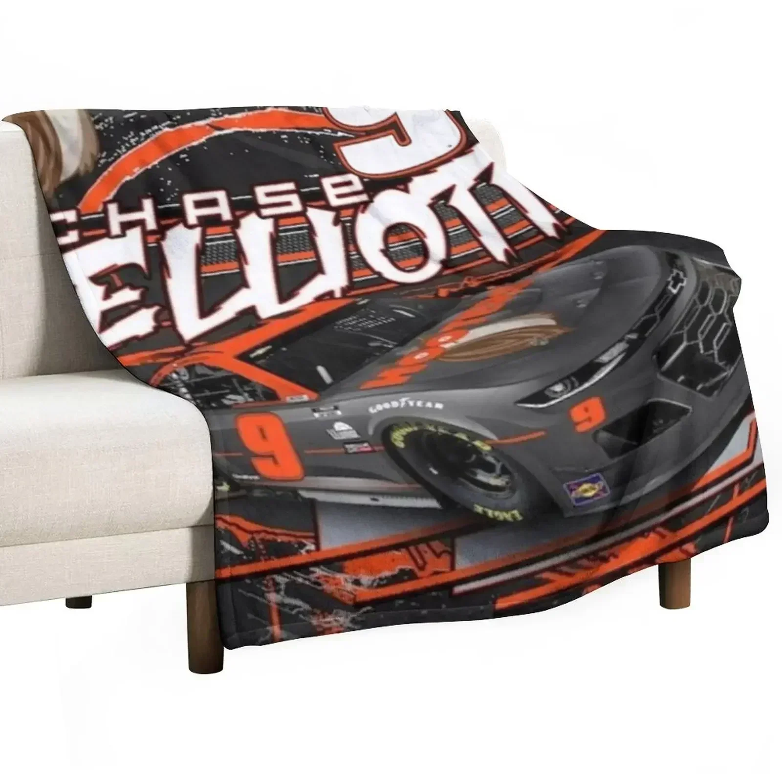 chase elliott Throw Blanket cosplay anime halloween Bed covers Furry Cute Plaid Quilt Blankets