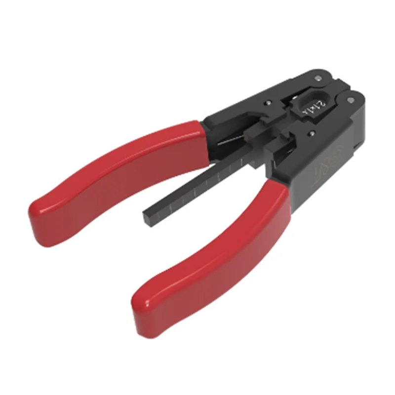 

5G Leather Cable Stripper Pliers FTTH Optical Fiber Stripping Tool 2.1X1.6mm Photoelectric Composite Cable Wire Stripper