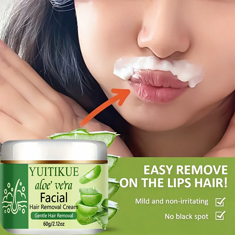 Aloe Vera Gesichtshaarentfernu – Hair Removal Cream Bewertung und Preis
