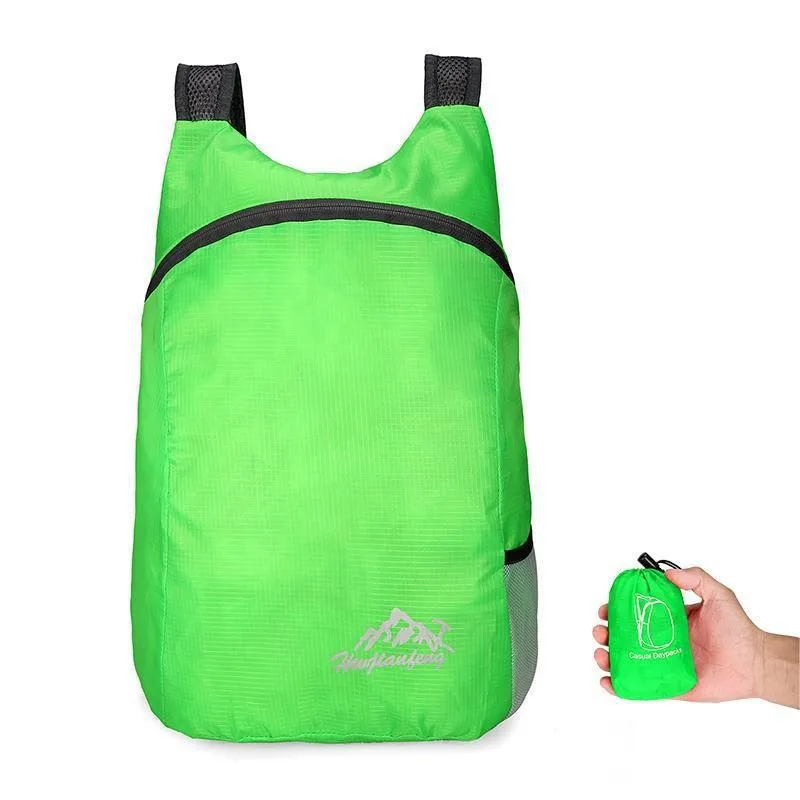 Outdoor Wander- und Kletterrucksack Wasserdicht Feuchtigkeitsbeständig Verschleißfest Tragbar Faltbar Doppelschulter-Rucksack – Detail 4