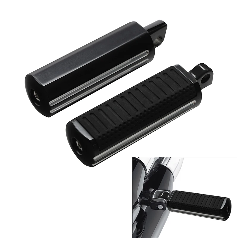 Motorcycle Male Mount Foot Pegs For Harley Touring Sportster Softail Dyna XL883N XL1200 XG750A FXCW FXCWC FXS FXSB FXSE