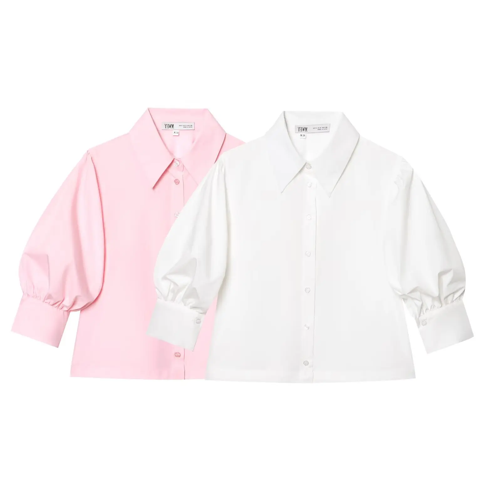 

Princess Sleeves Shirt Women Spring Button Women's Shirts Turn Down Collar Lady Chic Shirts & Blouses Long-sleeved Lapel Shirt