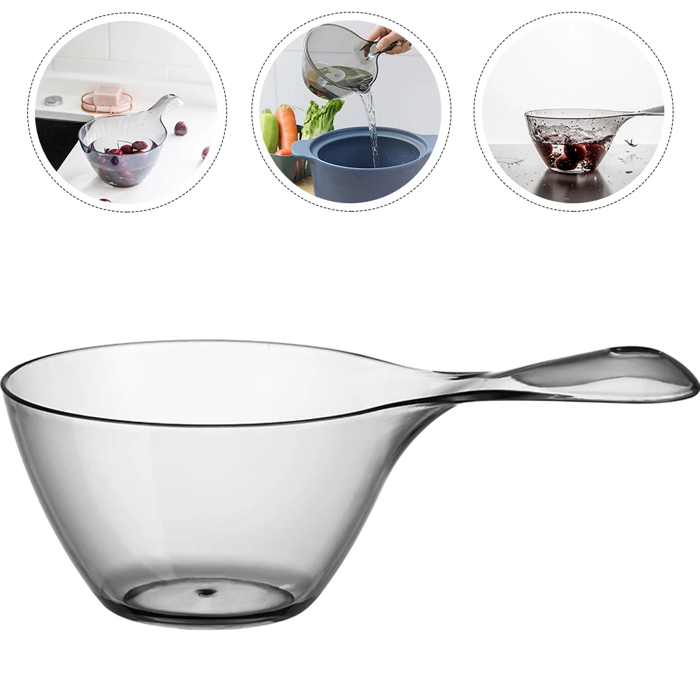 

Long Handle Reusable Water Scoop Thickened Plastic Ladle For Kitchen Bath Garden Portable Watering Household With