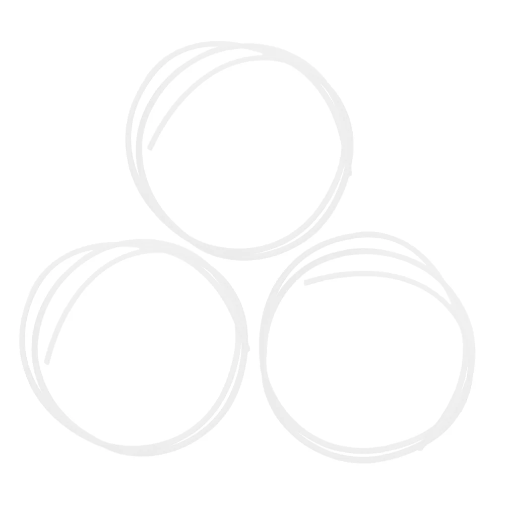 

3 Pcs Ptfe Tube for 3D Printer 3mm High Precision Hose Guide Connector Kit Accessories PrinterTube