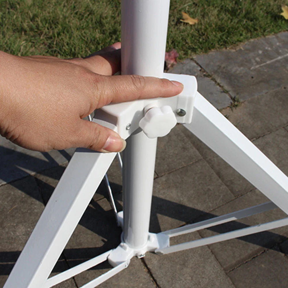 Porte-parapluie triangulaire en métal, base extérieure, support de parasol, support de plage, injecteur de sable solaire