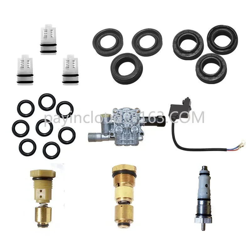 High Pressure Car Washer Household Accessories Overflow Valve Oil Seal Water Seal Bearing Micro Switch Motor Carbon Brush