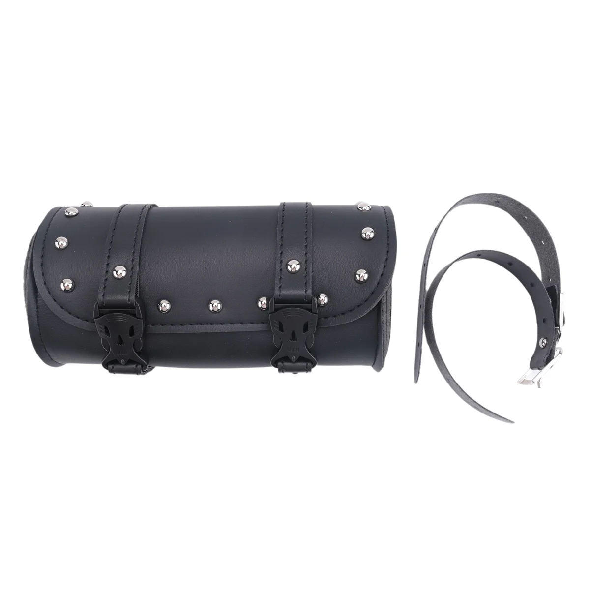 Universal Motorcycle Bag Kit, Fork Bag Handlebar Bag Leather Front Rear Storage Tool Bag Waterproof Bag Sunscreen Bag